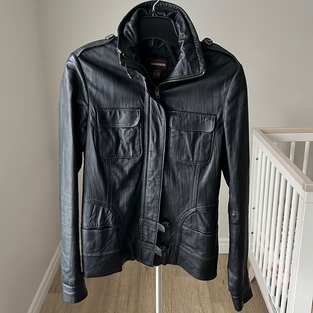 Genuine DANIER leather jacket XS